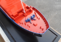 custom made model of 118m General Cargo vessel